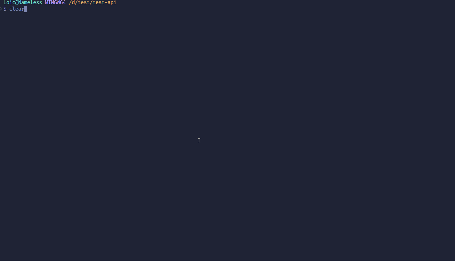 make:fullapi terminal demo